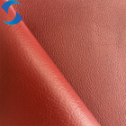 Durable Artificial Leather Fabric Thickness 0.5mm±0.05 with 100% Polyester Knitted Backing