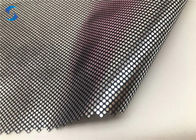 Plain Dyed 55gsm 210T Polyester Taffeta Fabric Silver Coated