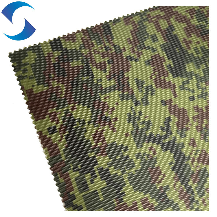 200D Oxford Fabric High-Strength And Water-Resistant Camouflage For Tent Production